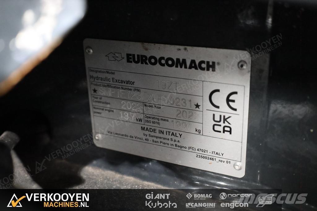 Eurocomach 19ZT حفارات صغيرة أقل من 7 طن (حفارات صغيرة)