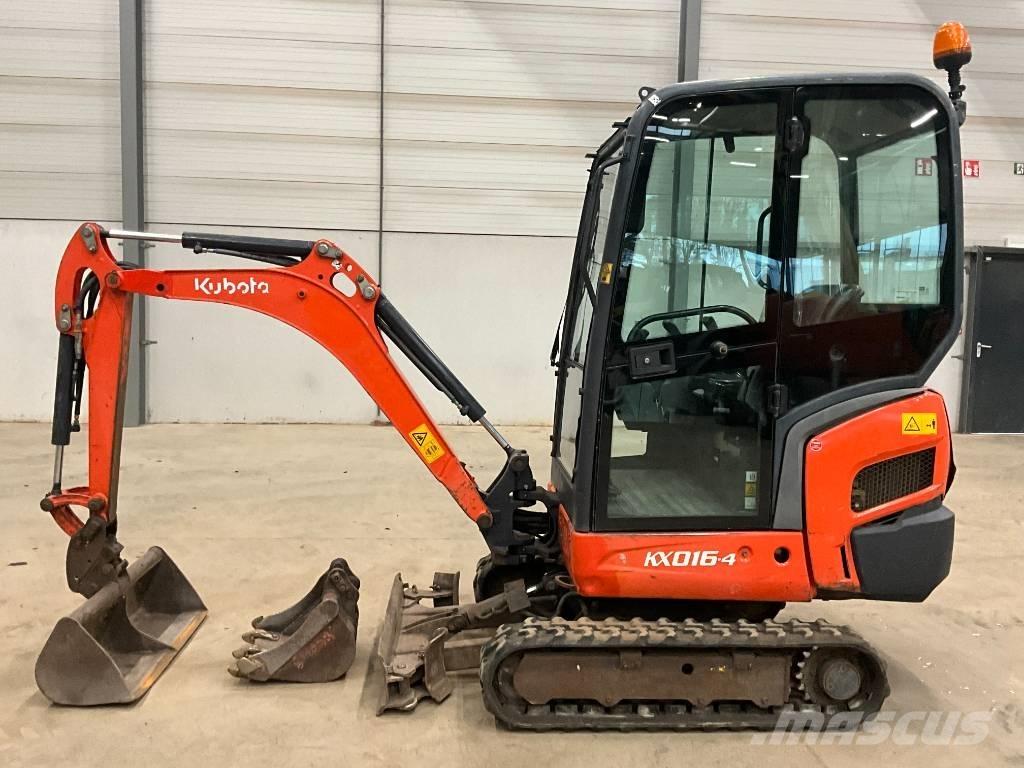 Kubota KX 016-4 حفارات صغيرة أقل من 7 طن (حفارات صغيرة)