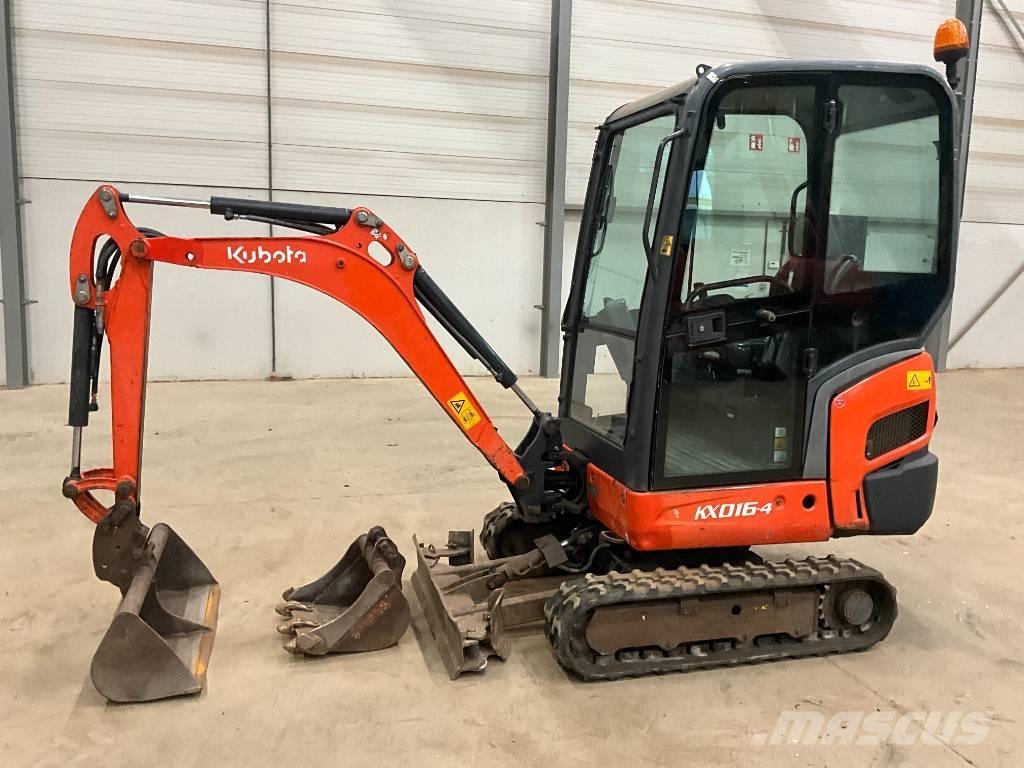 Kubota KX 016-4 حفارات صغيرة أقل من 7 طن (حفارات صغيرة)