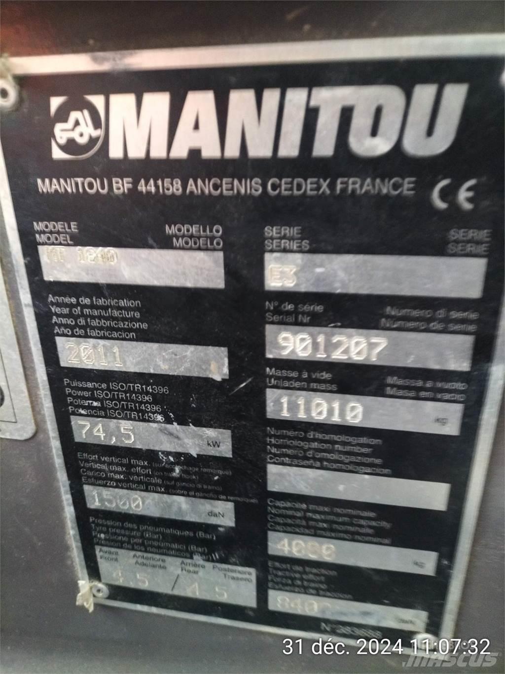 Manitou 1840MT مناولات متداخلة