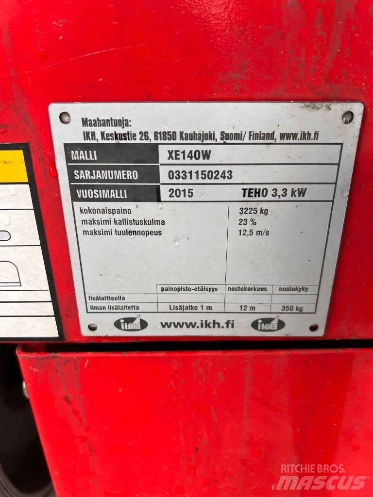 Mantall XE140W رافعات مقصية الشكل