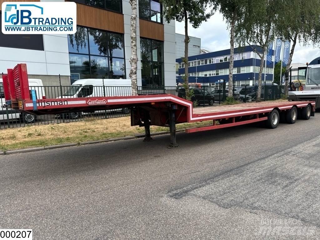 Nooteboom Lowbed نصف مقطورة مسطحة منخفضة