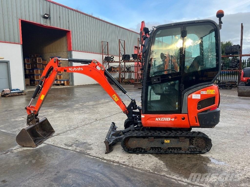 Kubota KX 018-4 حفارات صغيرة أقل من 7 طن (حفارات صغيرة)
