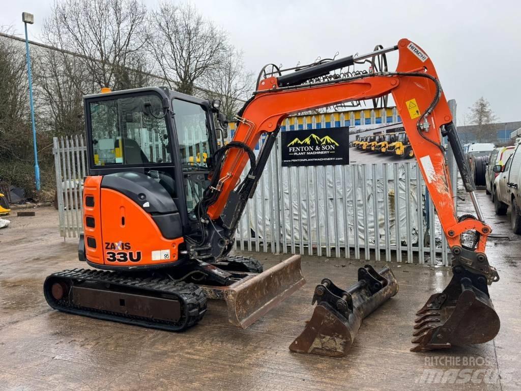 Hitachi ZX 33 U حفارات صغيرة أقل من 7 طن (حفارات صغيرة)