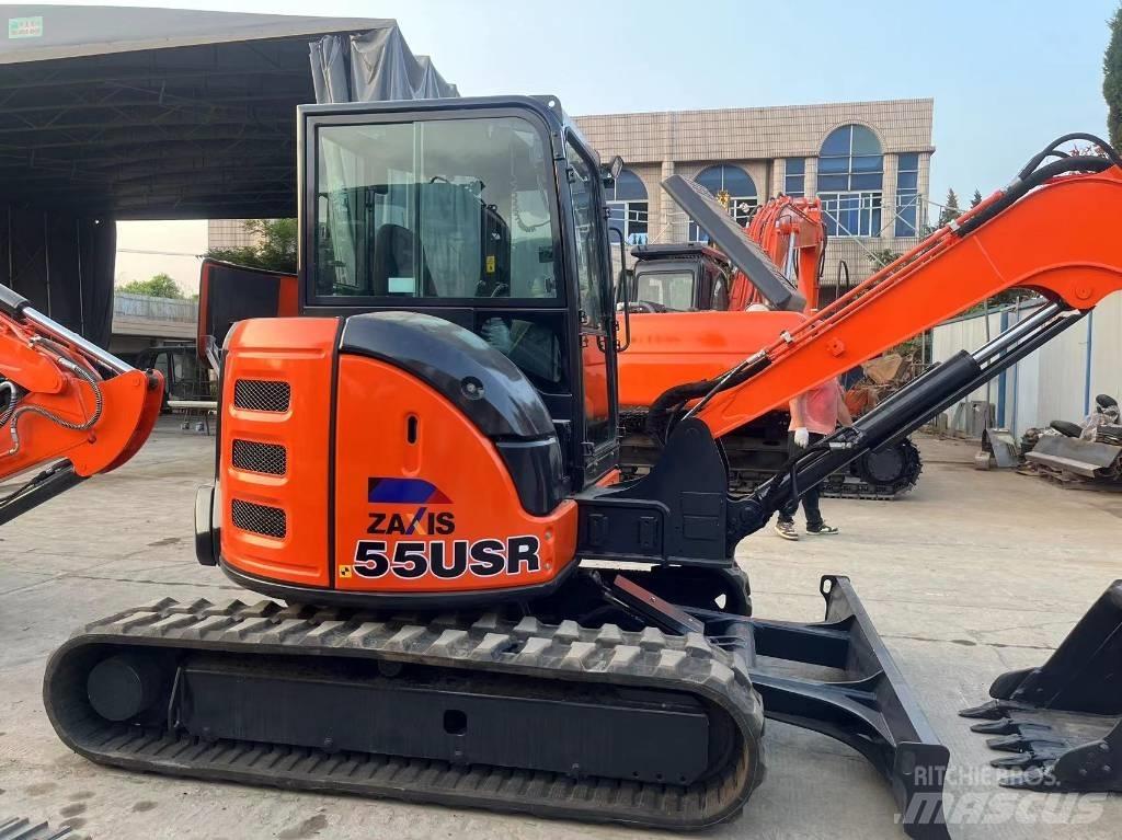 Hitachi zx55USR حفارات صغيرة أقل من 7 طن (حفارات صغيرة)