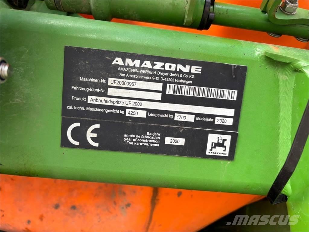 Amazone UF 2002 الرشاشات