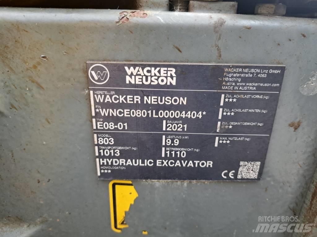 Wacker Neuson 803 حفارات زحافة