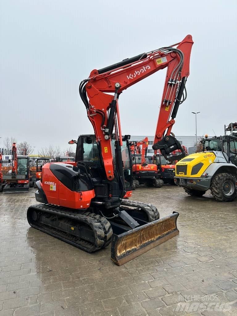 Kubota KX 085-5 2PGL حفارات وسط 7 طن - 12 طن