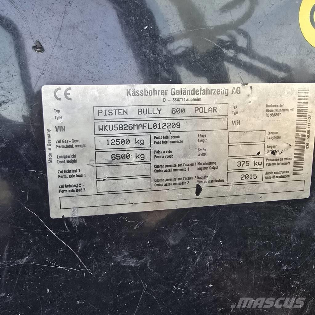 Kässbohrer PB 600 كاسحات جليد