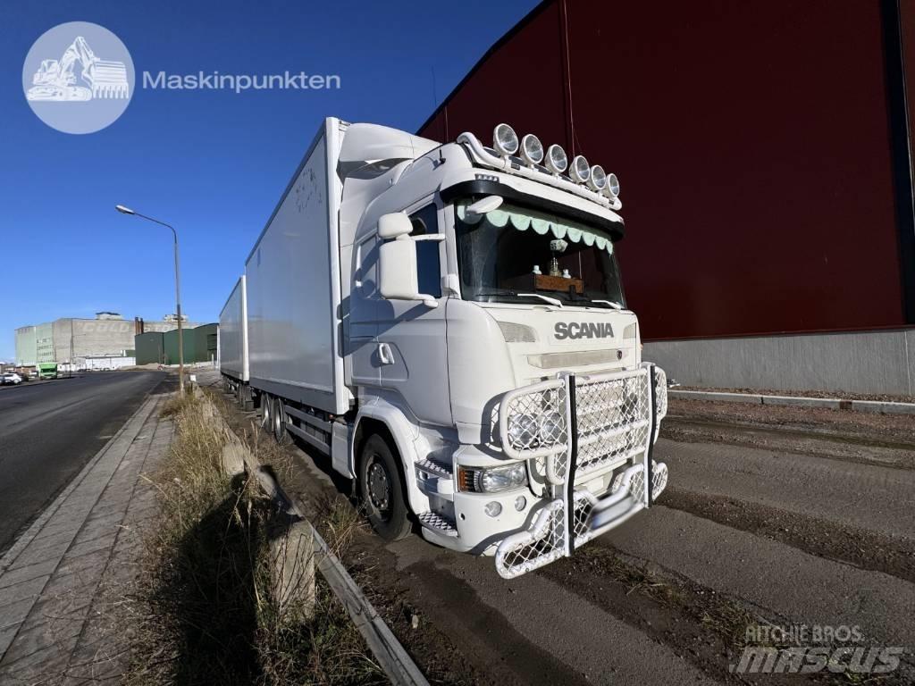 Scania R 450 شاحنات ذات هيكل صندوقي