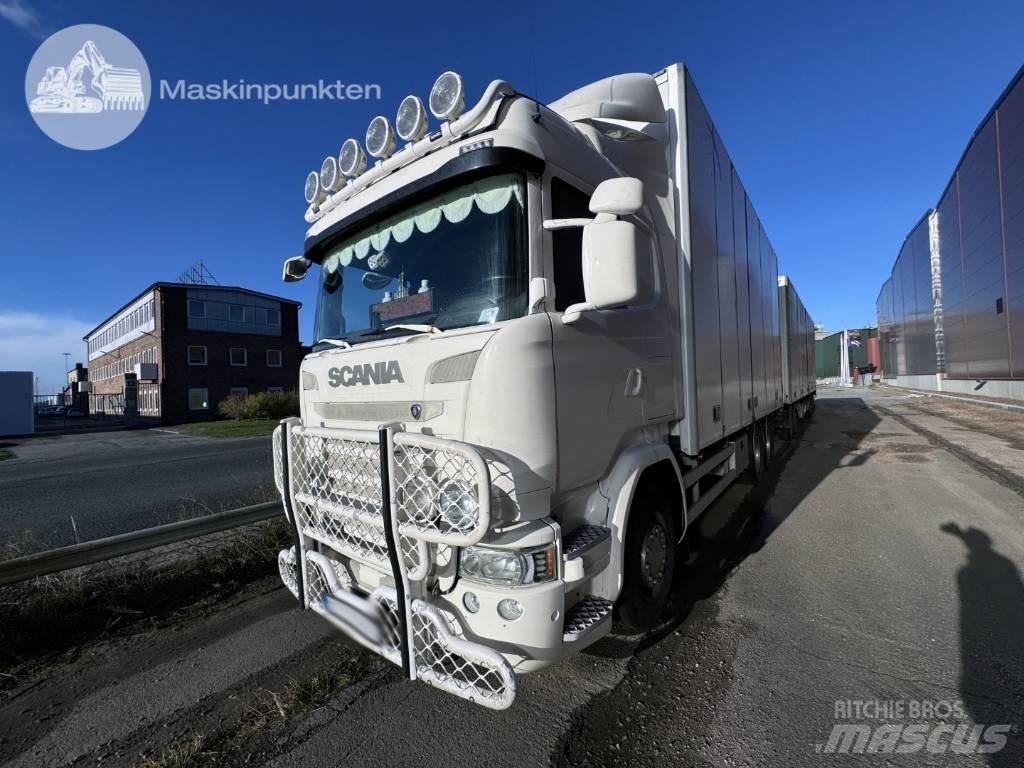 Scania R 450 شاحنات ذات هيكل صندوقي