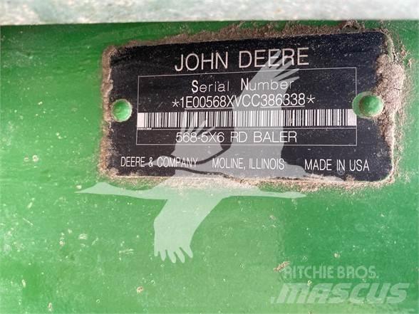 John Deere 568 محزمات مستديرة