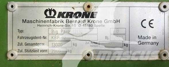 Krone BP12130 محزمات مربعة