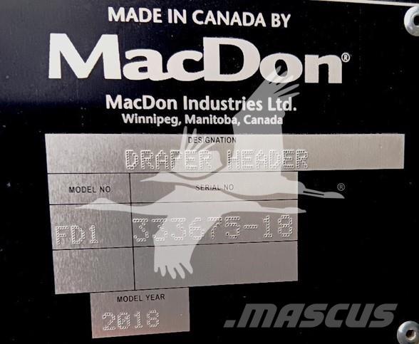 MAC DON FD145 رؤوس الحصادات الدراسات