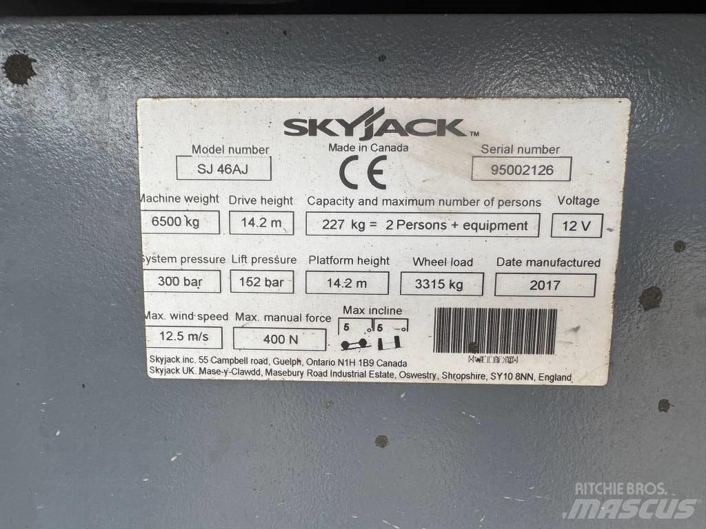 SkyJack SJ 46 AJ رافعات سلة مفصلية