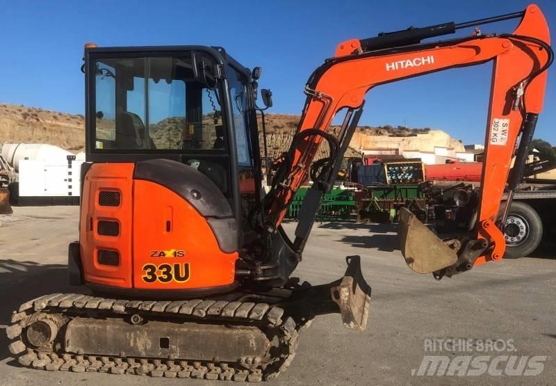 Hitachi ZX 33 U-5 A حفارات صغيرة أقل من 7 طن (حفارات صغيرة)