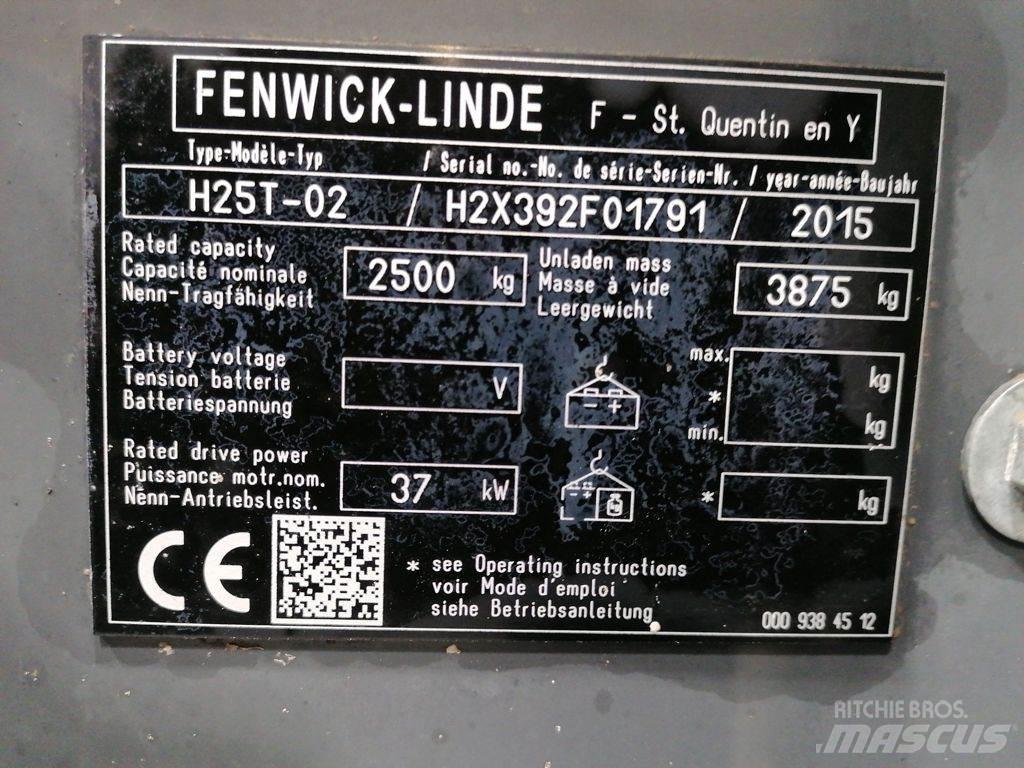 Linde H25T-02 شاحنات LPG