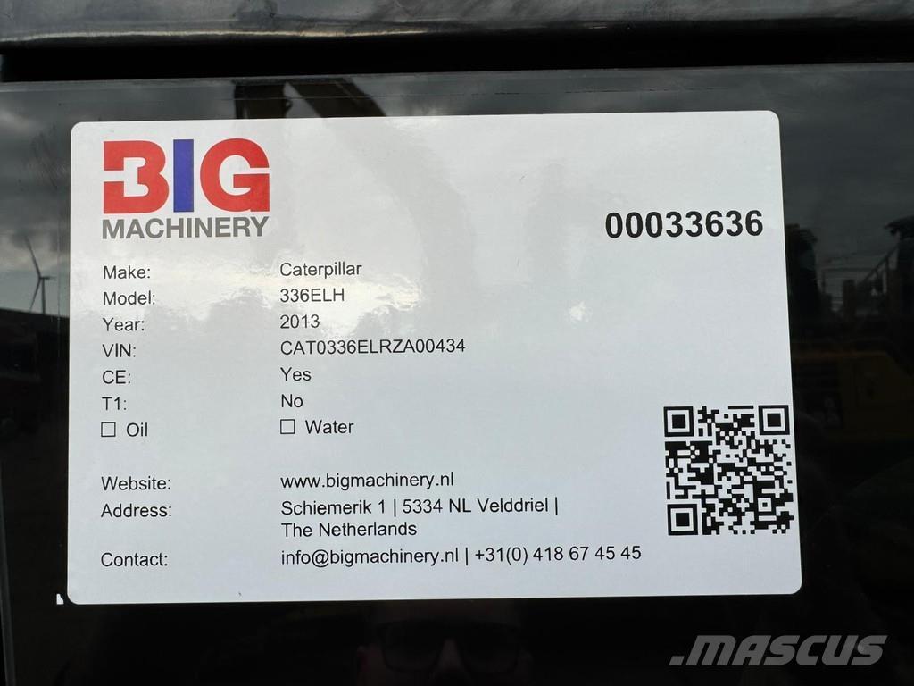 CAT 336ELH حفارات زحافة