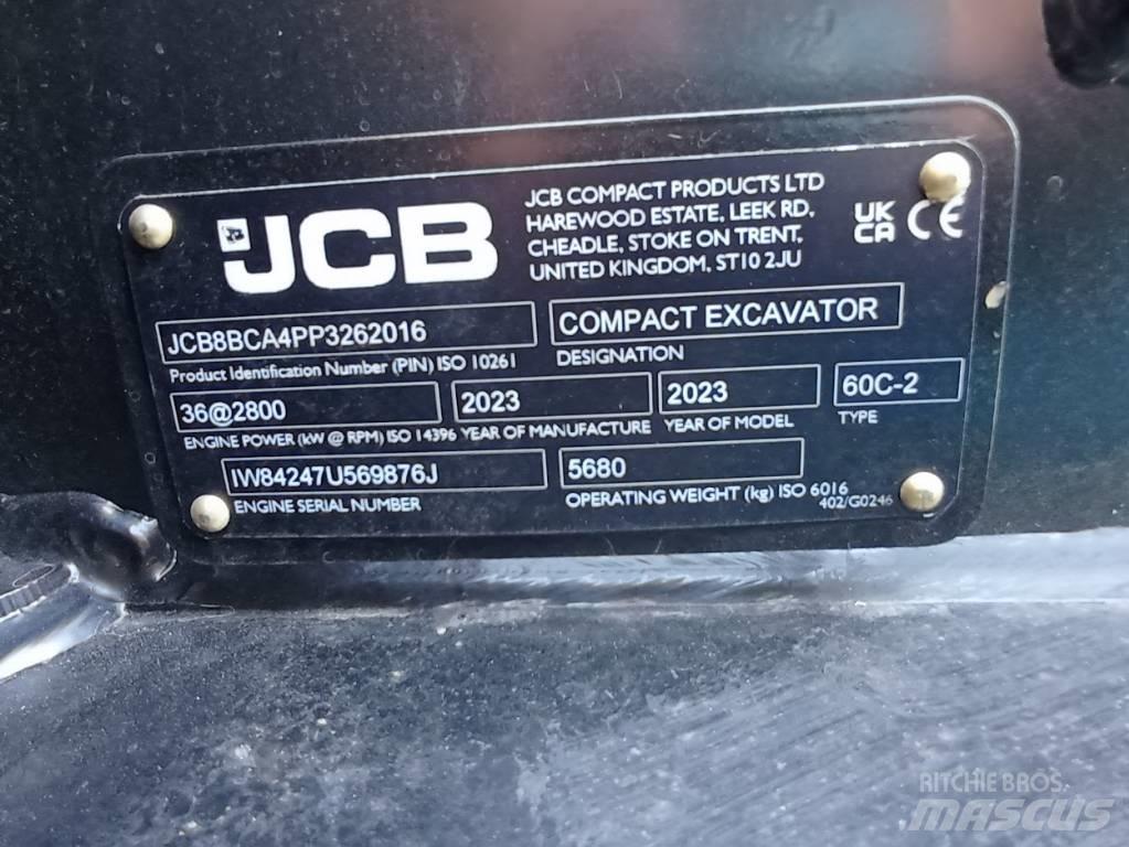 JCB 60 C-2 حفارات صغيرة أقل من 7 طن (حفارات صغيرة)
