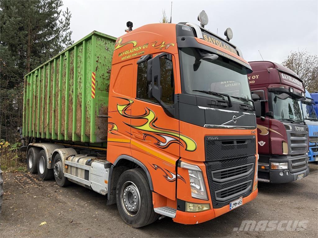 Volvo FH13 540 8X2 شاحنات الرافعات الخطافية