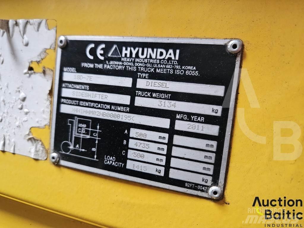 Hyundai 18D-7E شاحنات الديزل