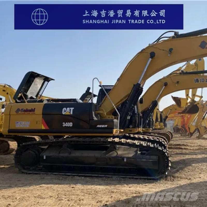 CAT 340 D حفارات زحافة