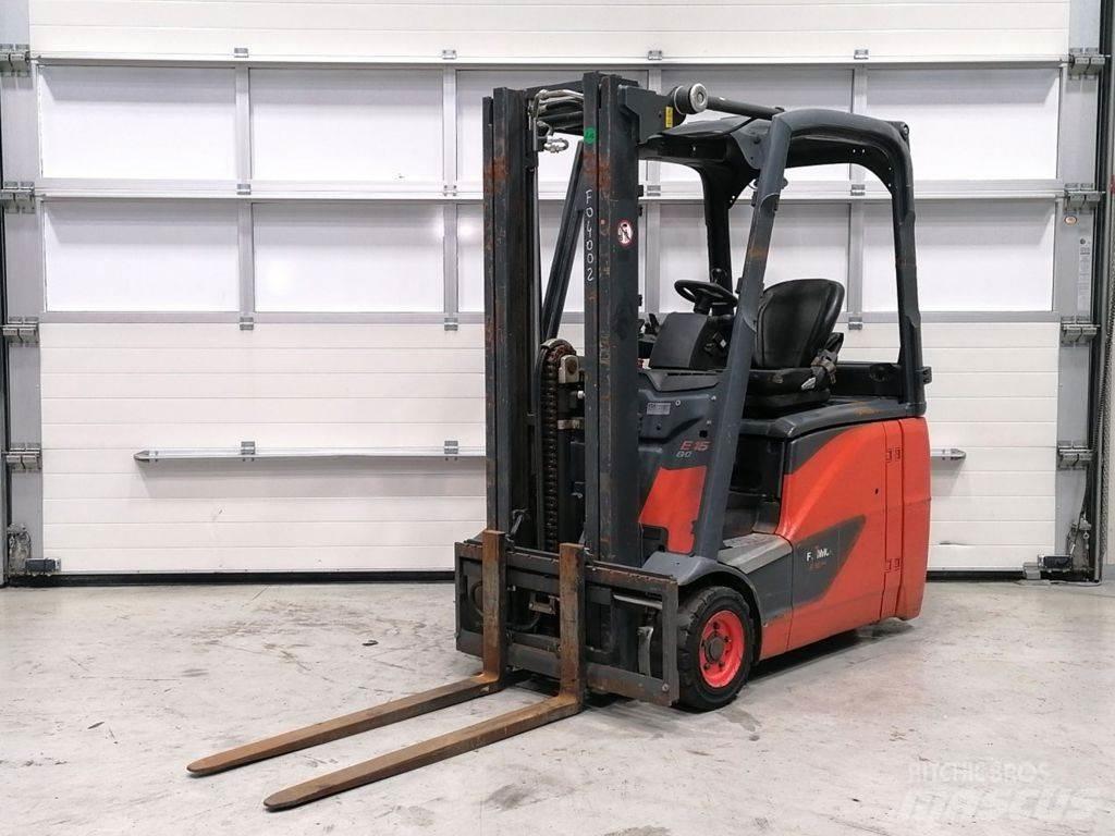 Linde E16H-02 شاحنات ذات رافعات شوكية تعمل بالكهرباء