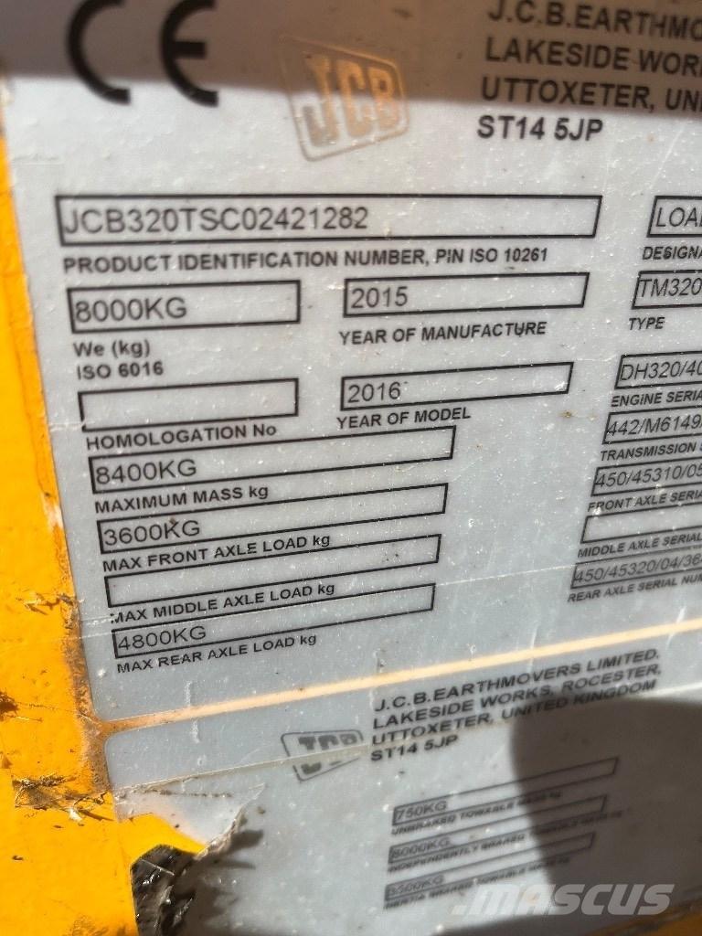 JCB TM 320 S معدات مناولة لأغراض الزراعة