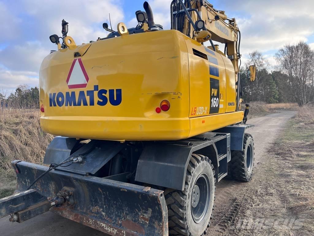 Komatsu PW 160 حفارات بعجل