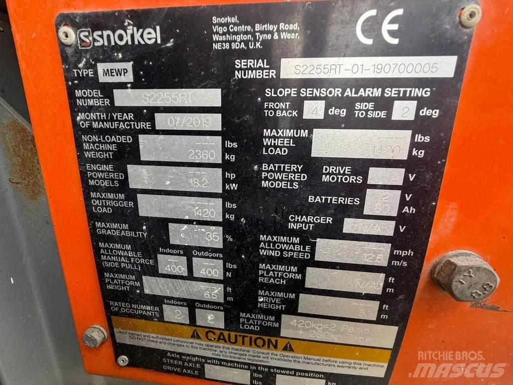 Snorkel S2255RT رافعات مقصية الشكل