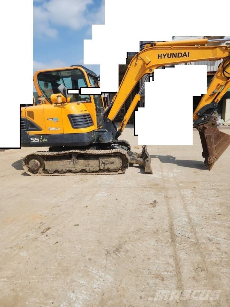 Hyundai Robex 55 حفارات صغيرة أقل من 7 طن (حفارات صغيرة)