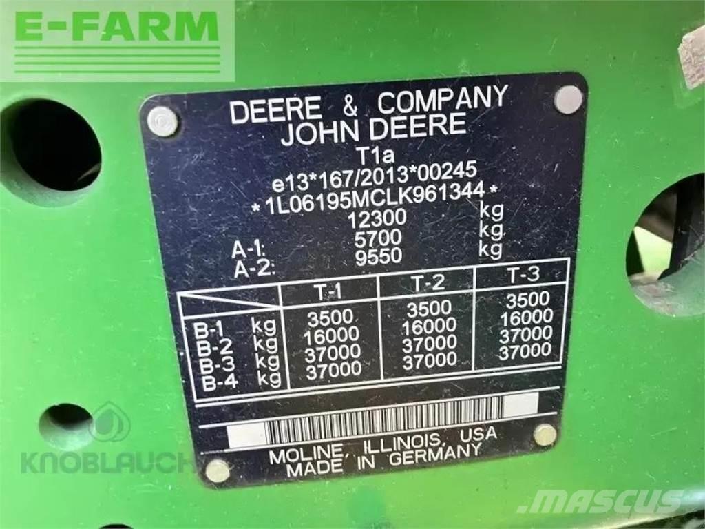 John Deere 6195m الجرارات