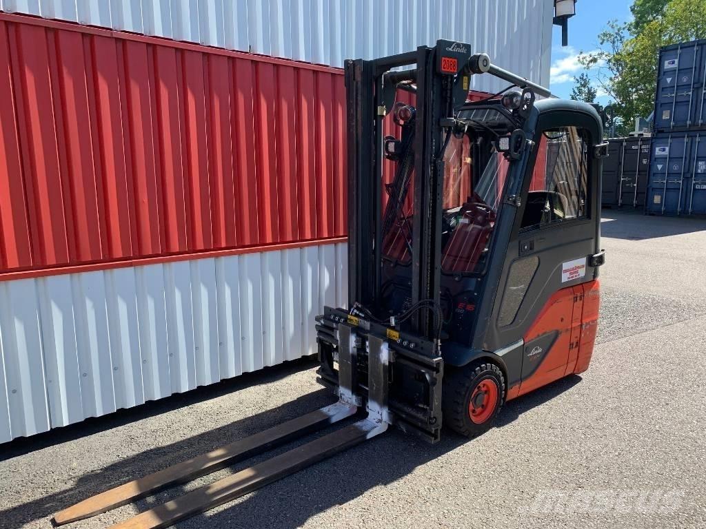 Linde E 16 C-02 شاحنات ذات رافعات شوكية تعمل بالكهرباء