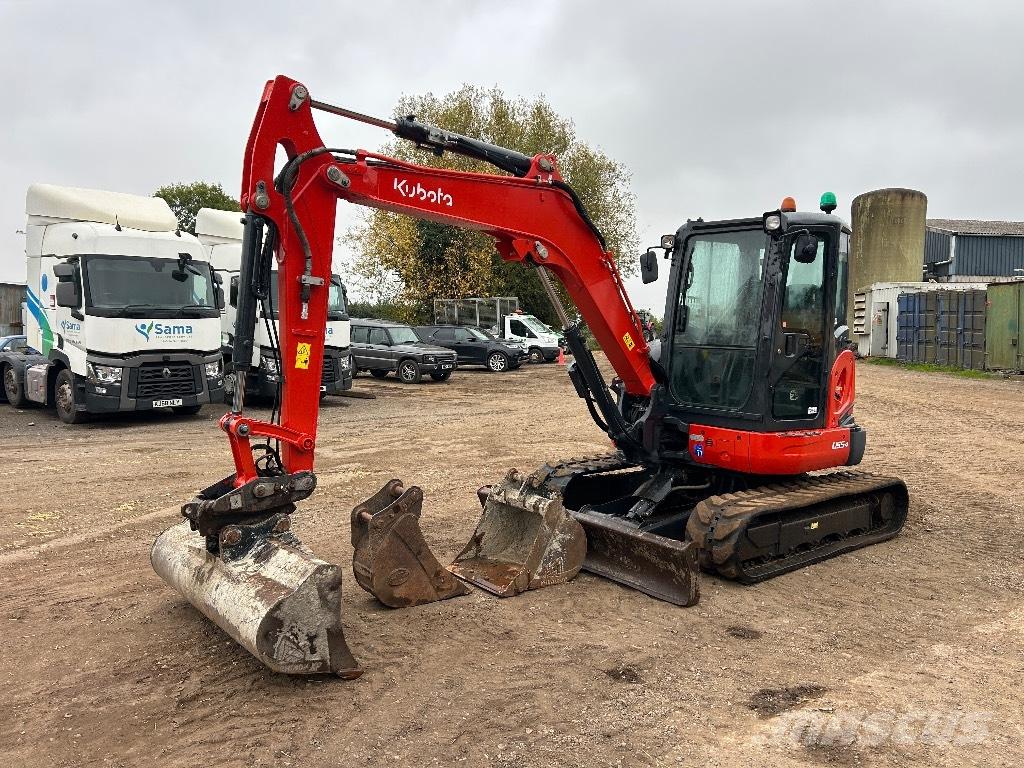 Kubota U 55-4 حفارات صغيرة أقل من 7 طن (حفارات صغيرة)