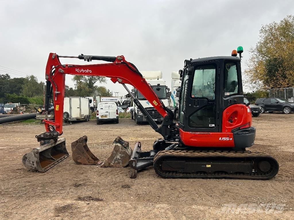 Kubota U 55-4 حفارات صغيرة أقل من 7 طن (حفارات صغيرة)