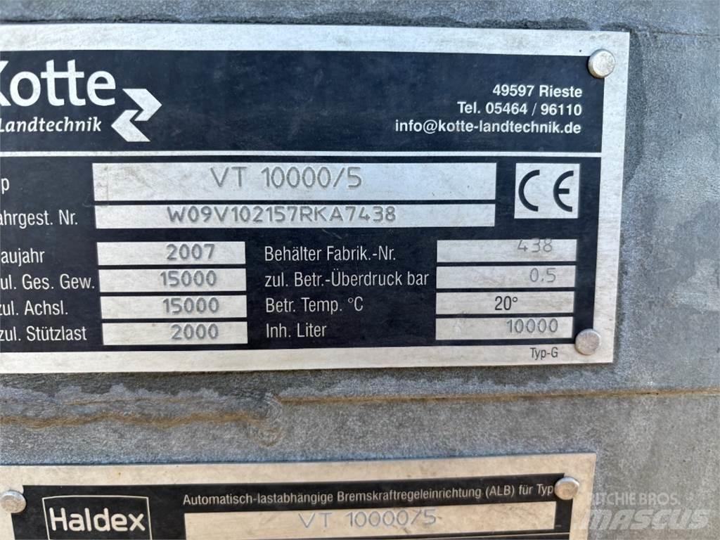Kotte VT 10000 معدات توزيع السماد العضوي