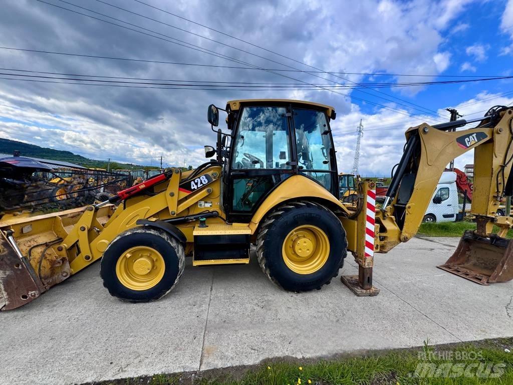 CAT 428 F لوادر ذات جرافات عكسية