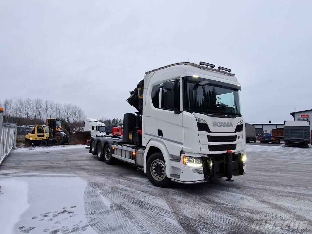 Scania R540 8x2 شاحنات الرافعات الخطافية