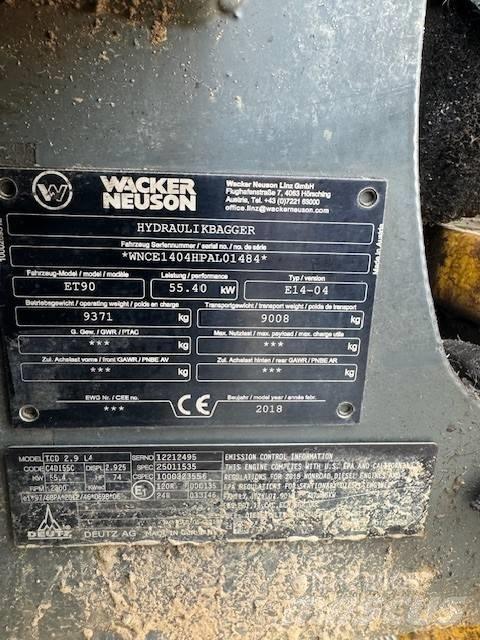 Wacker Neuson ET 90 حفارات زحافة