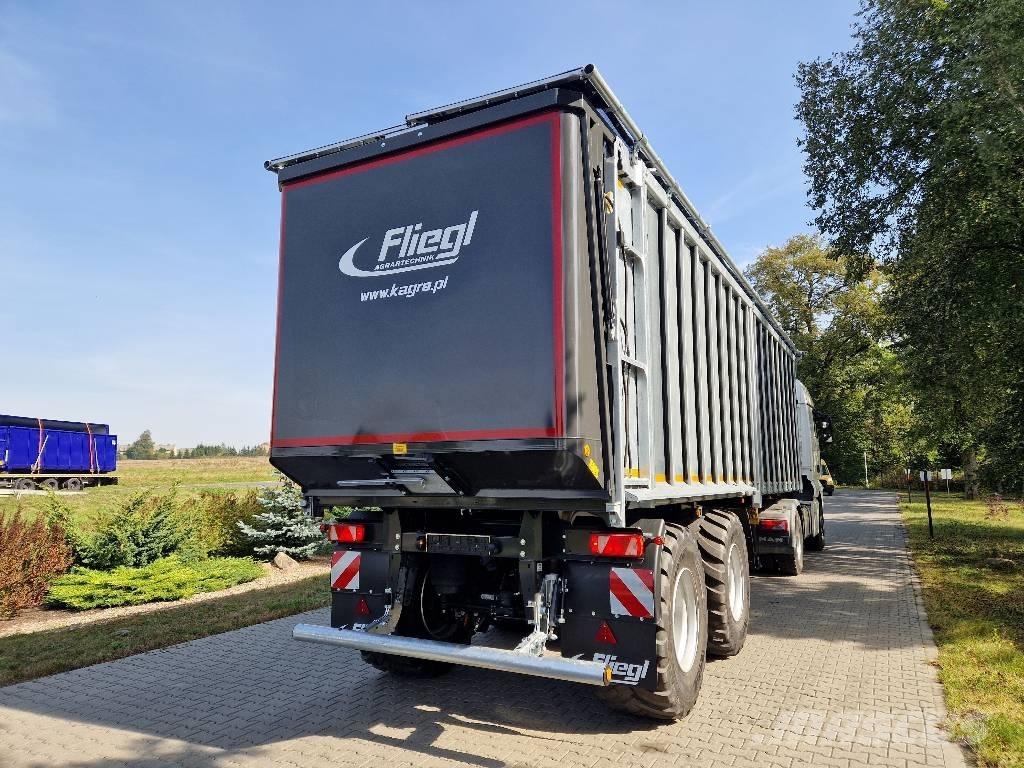 Fliegl ASS 298 أنصاف المقطورات ذات سطح متحرك