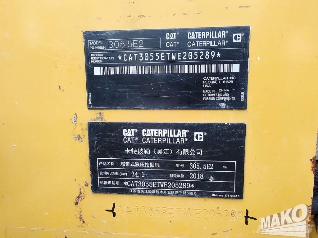 CAT 305.5 حفارات زحافة