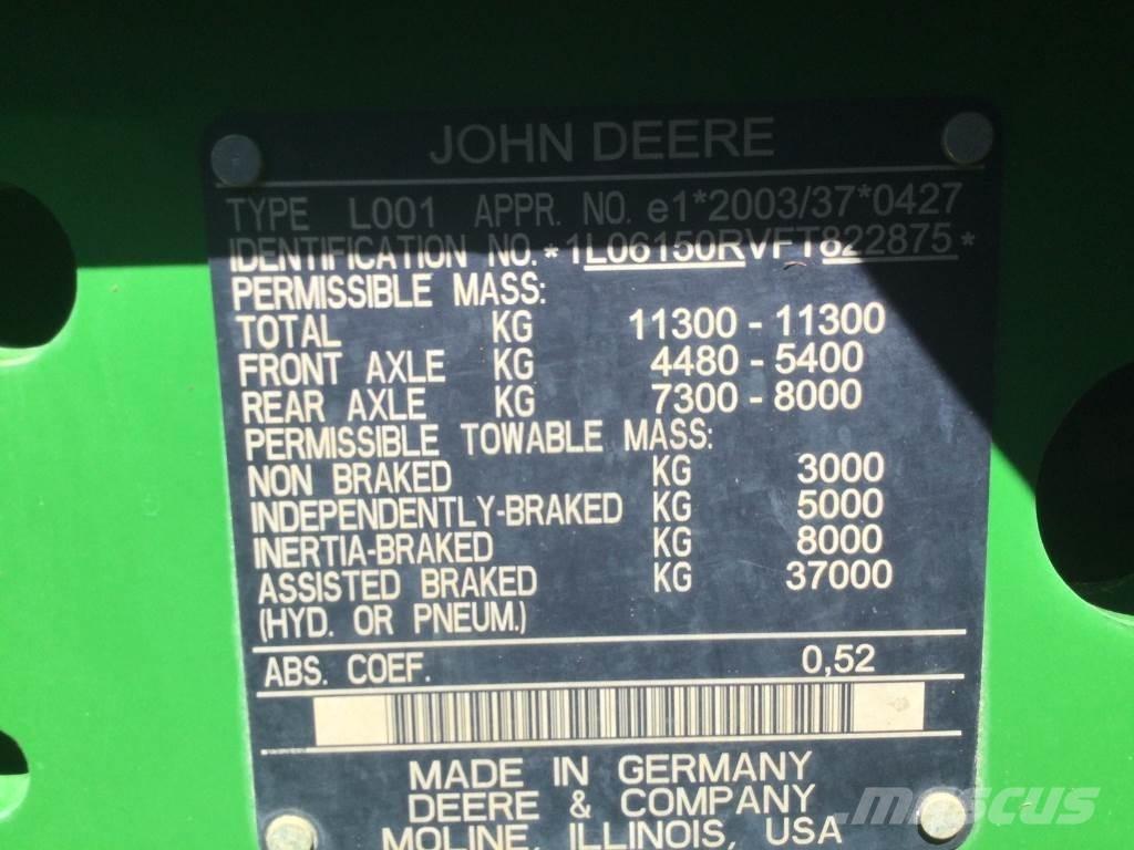 John Deere 6150R الجرارات