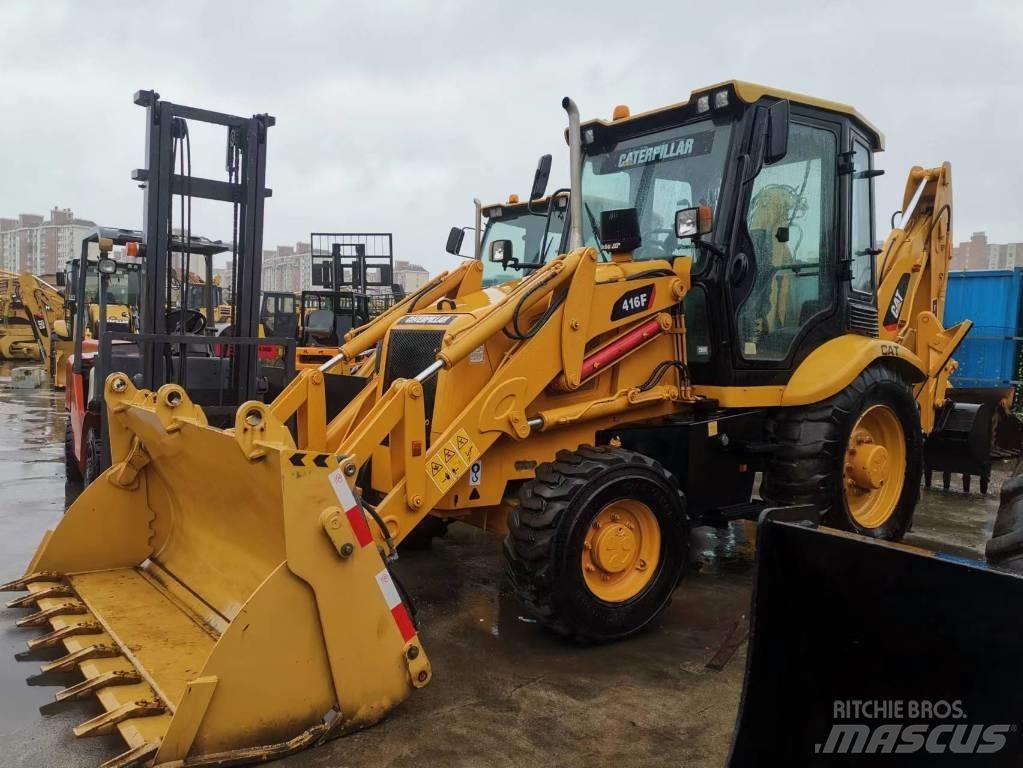 CAT 416 f لوادر ذات جرافات عكسية