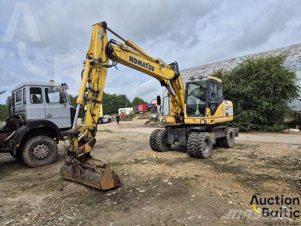 Komatsu PW160-7 حفارات بعجل