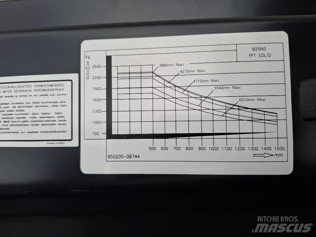 Bobcat B25NS شاحنات ذات رافعات شوكية تعمل بالكهرباء