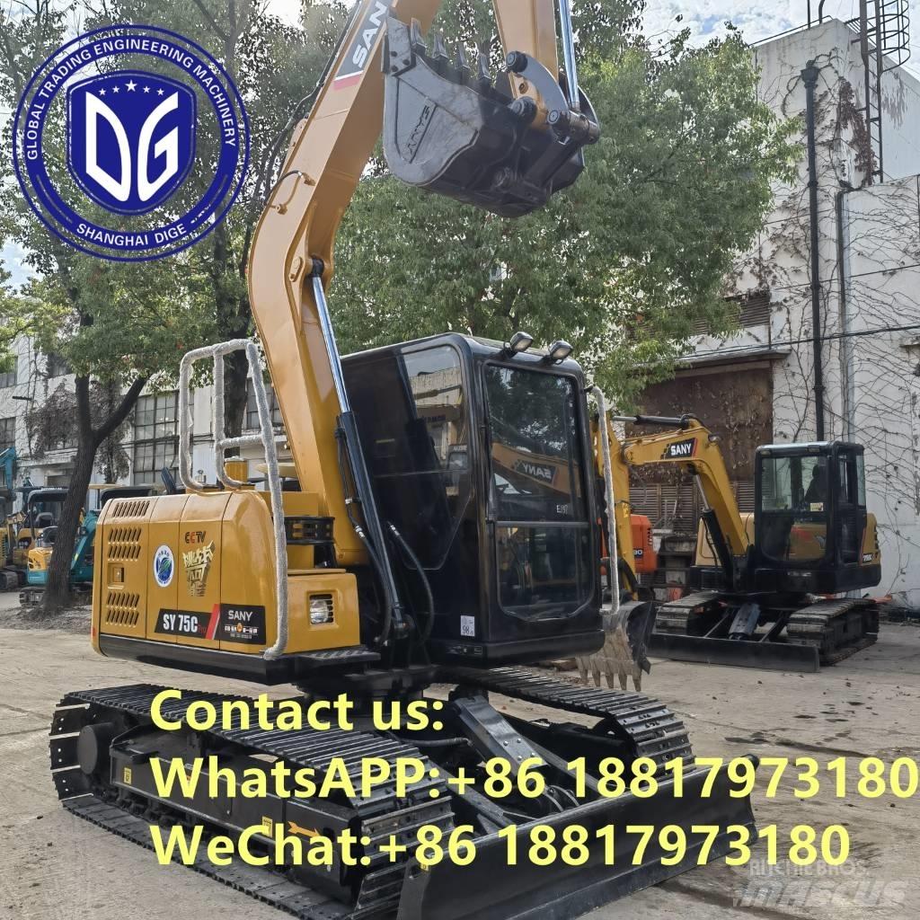 Sany SY 75 C pro حفارات زحافة