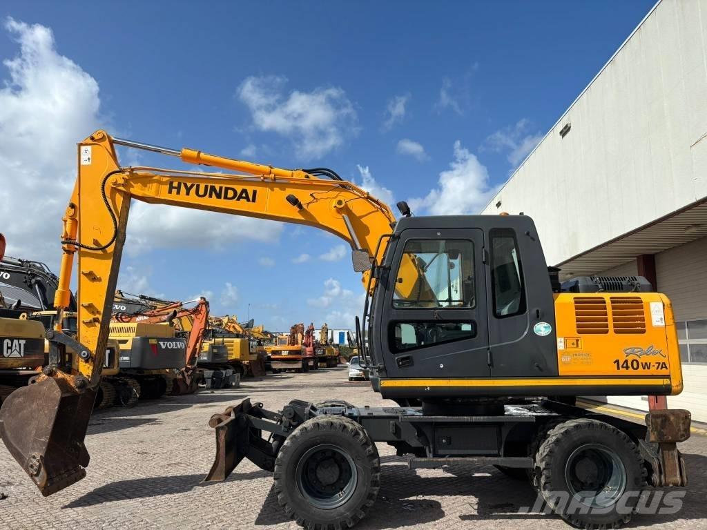 Hyundai 140W-7A حفارات بعجل