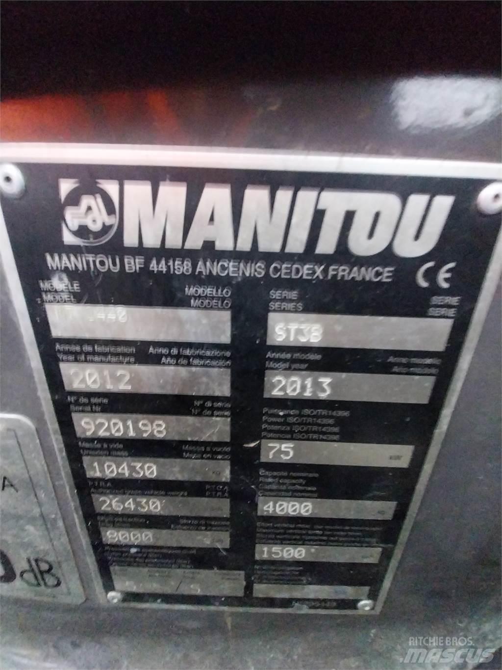 Manitou MT1440 مناولات متداخلة