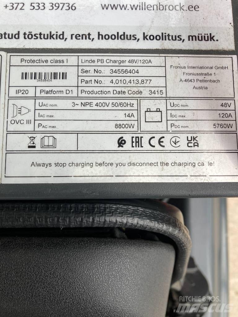 Linde EG20PH/1275-02 شاحنات ذات رافعات شوكية تعمل بالكهرباء