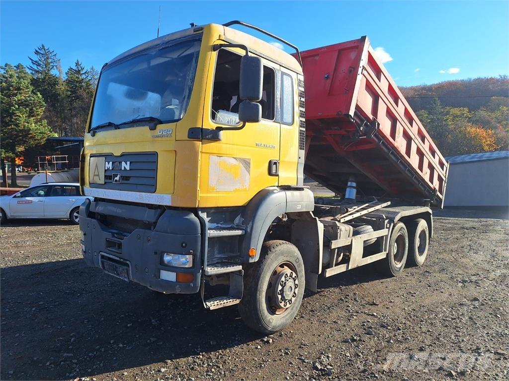 MAN TGA 33.430 6X6 شاحنات قلابة